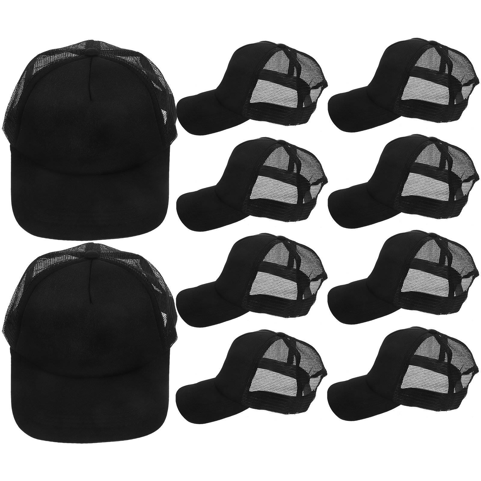 Hat Sublimation Blank - 10 casquettes de baseball en maille