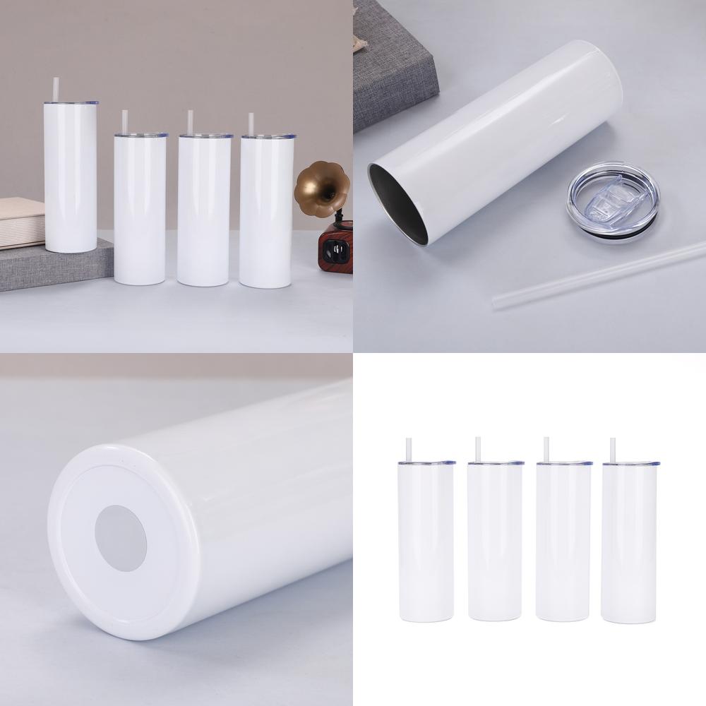 Sublimation Mug White - Tasse droite de 20oz en acier