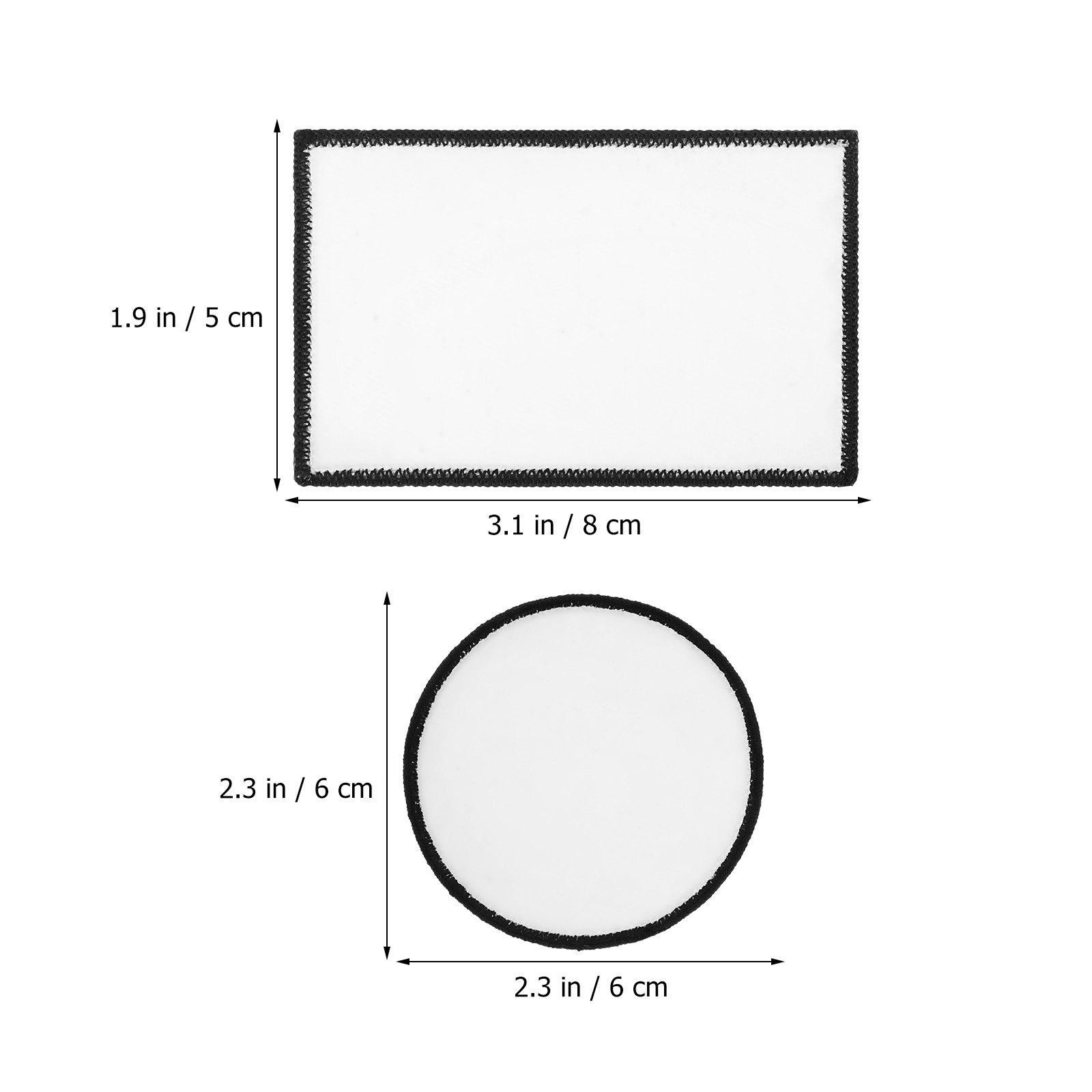 30 Patchs Adhésifs Vides en Po - Hat Sublimation Blank avis et prix