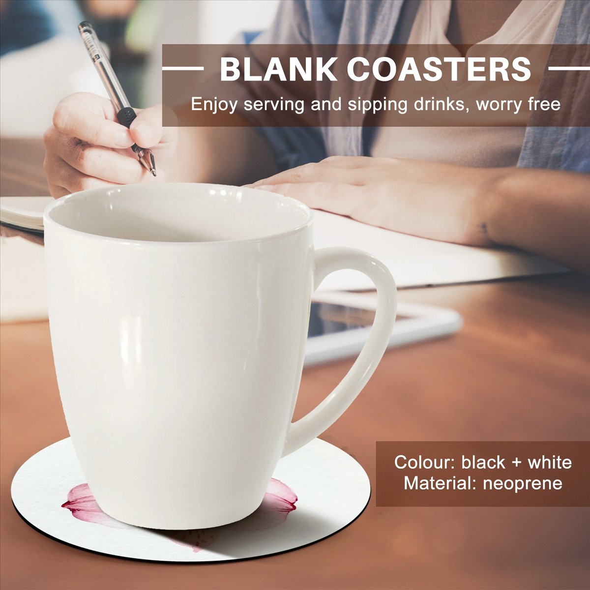 Sous-verres ronds vierges pour - Coaster Sublimation Blank avis et prix