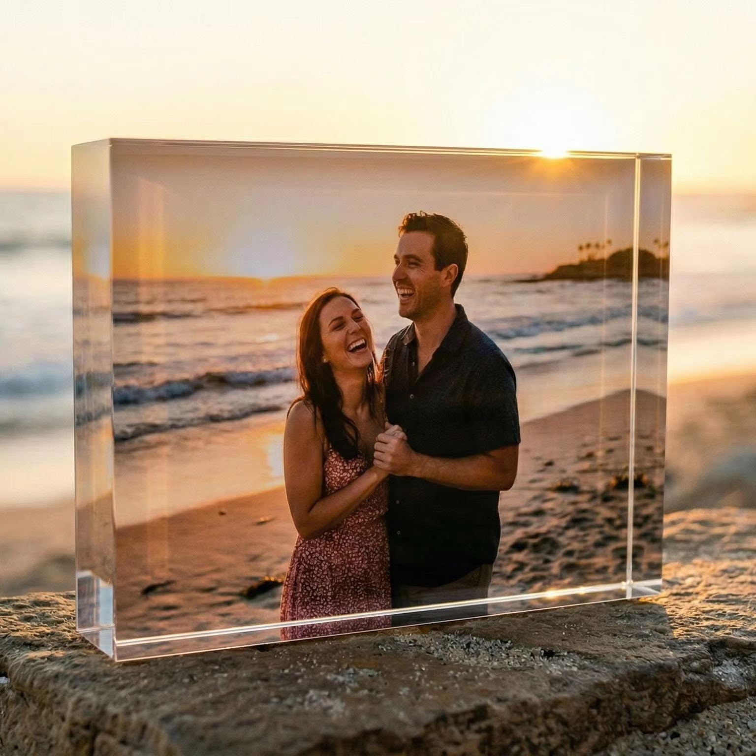 Bloc photo d'amitié personnali - Photo Acrylic Block avis et prix