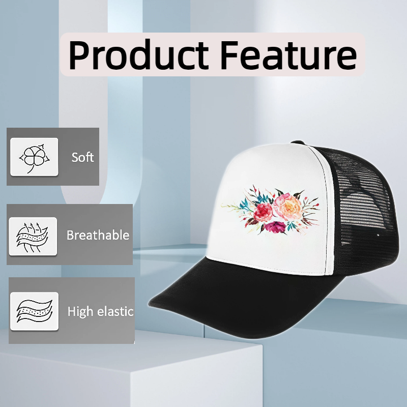 Lot de 5 casquettes de basebal - Hat Sublimation Blank avis et prix