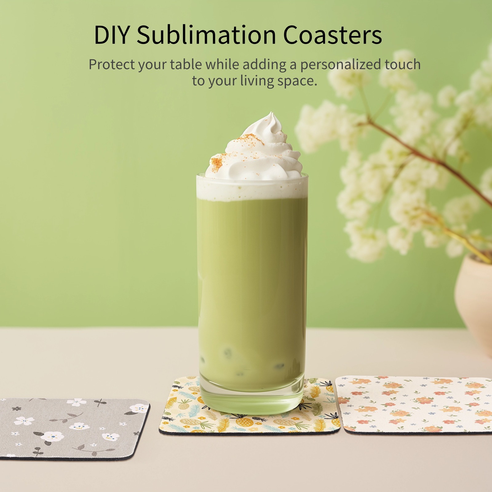 Cowijk-Polymères carrés non al - Coaster Sublimation Blank avis et prix